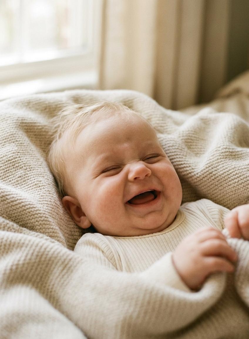 Happy baby